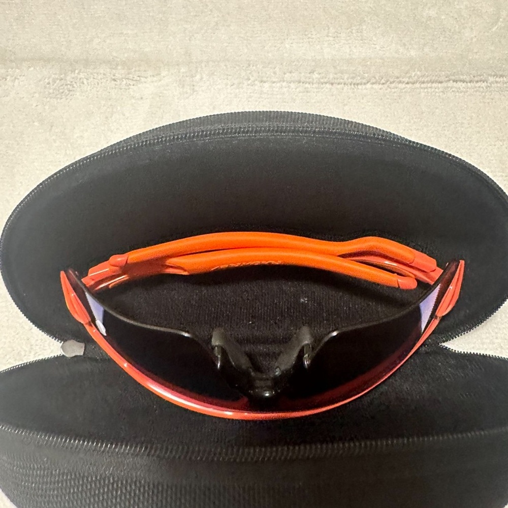Oakley Red and Black Sunglasses